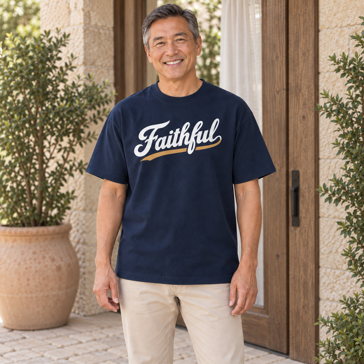 Faithful Script Heavyweight T-Shirt