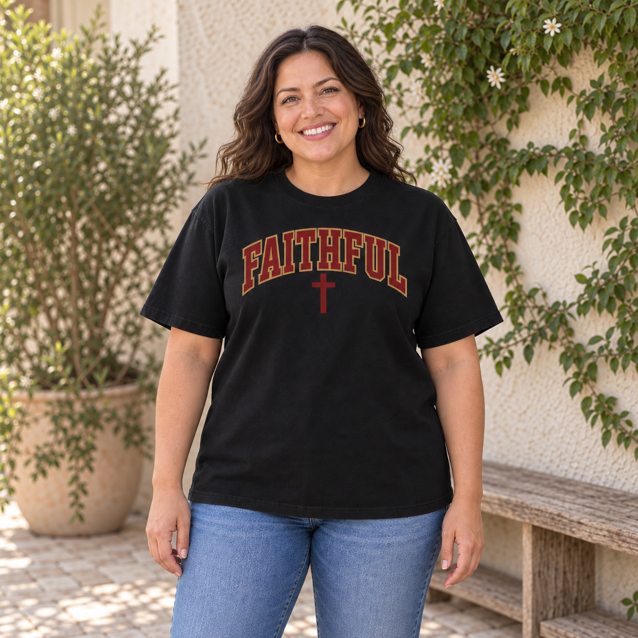 Faithful Varsity Heavyweight T-Shirt