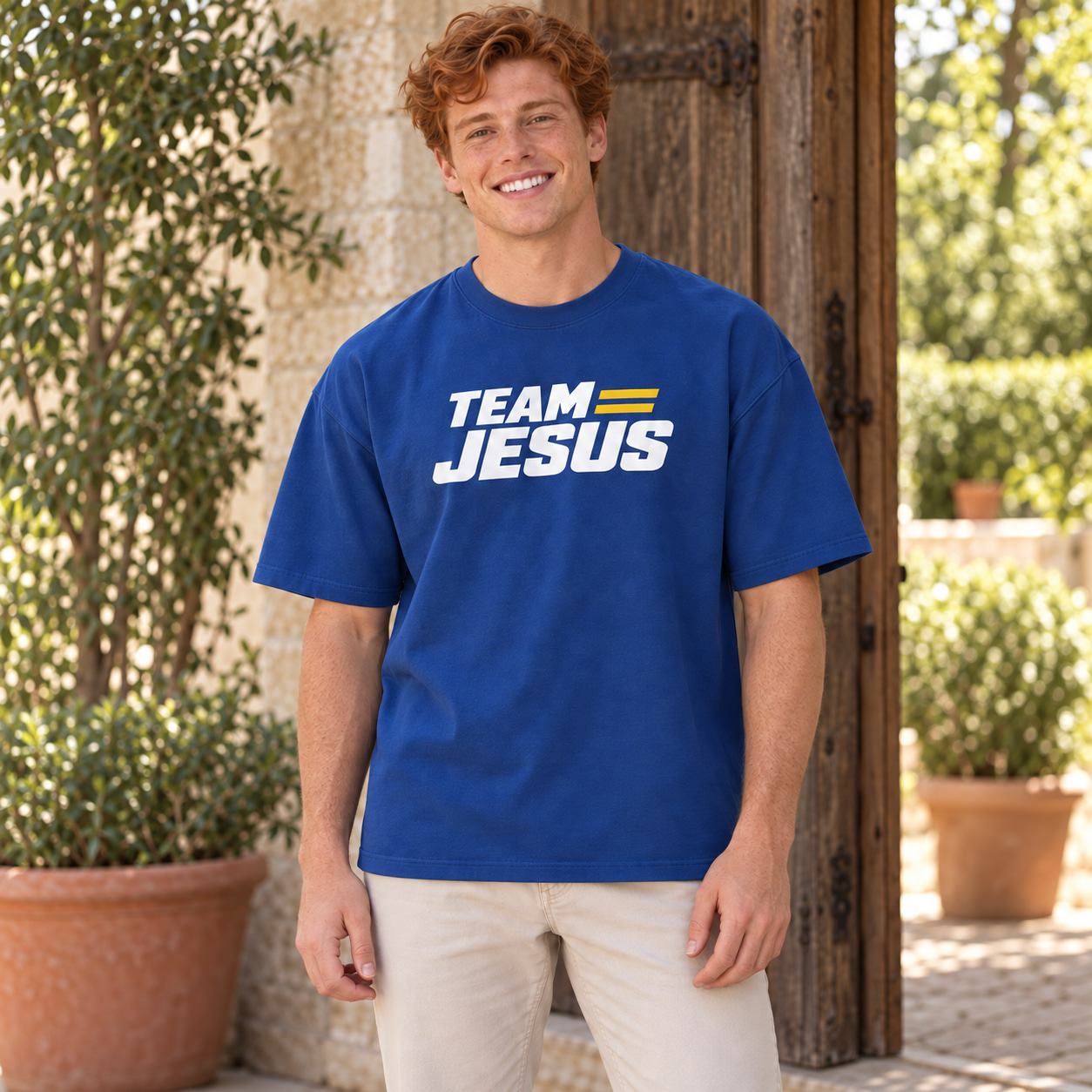Team Jesus Rally Heavyweight T-Shirt